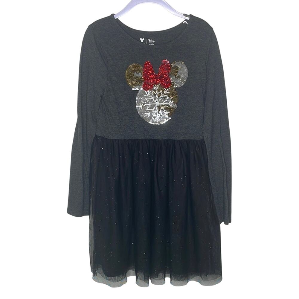 Disney Sequin Minnie Mouse Gray and Black Dress from Kohl’s size 8 girls